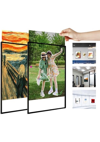 Powermaster PM-21757 Ledli A1 Değiştirilebilir Reklam Poster Çerçevesi (Tabela)
