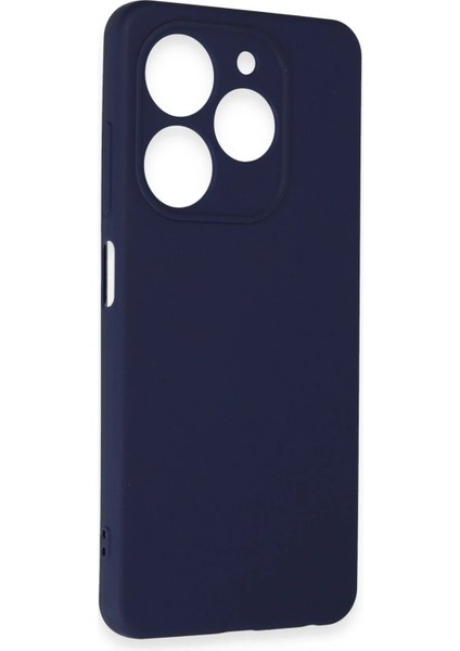 Tecno Spark Go 2024 Kılıf First Silikon - Lacivert Inslm