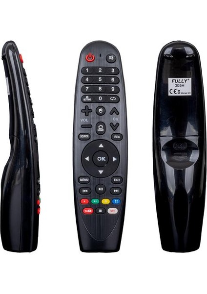 Fully Telenova Youtube-Netflix Tuşlu Lcd-Led Ses Komutsuz LED Tv Kumanda