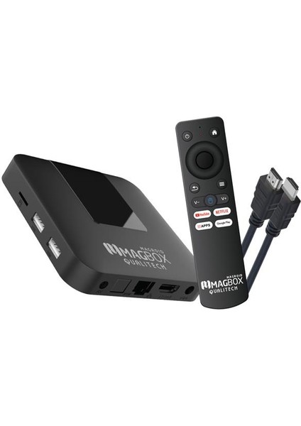 Magbox Magroid Qualitech 32GB HDD - 2gb Ram 2.4g H313 Cpu Android Tv Box