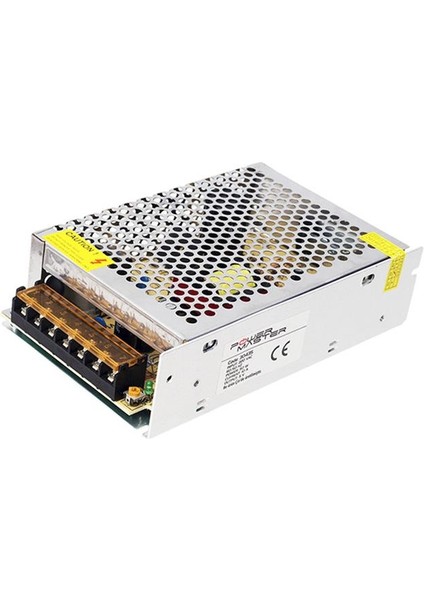 Powermaster PM-30435 5 Volt - 10 Amper - 50 Watt Kalın Metal Kasa Adaptör (P10 Panel Adaptörü)