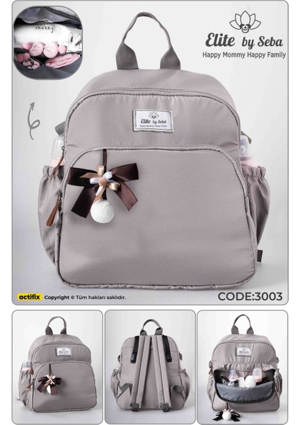 Melodi Gri Anne Bebek Bakım Çantası