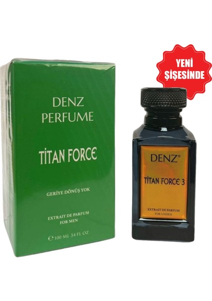 Titan Force 3 Unisex kirke muadili %40 Esans Exrait Kalite yoğun meyveli parfüm
