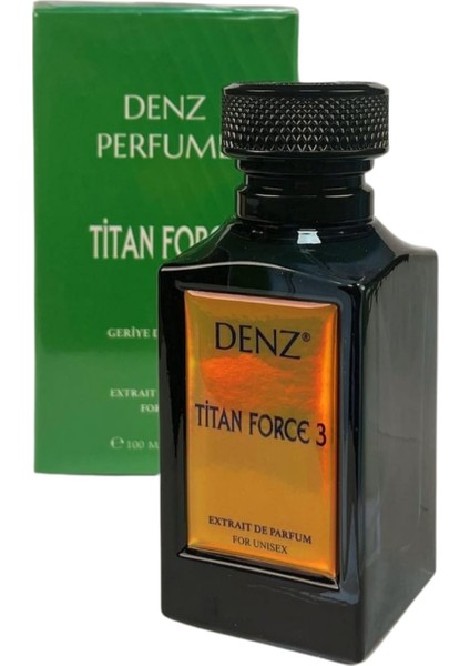 Titan Force 3 Unisex kirke muadili %40 Esans Exrait Kalite yoğun meyveli parfüm