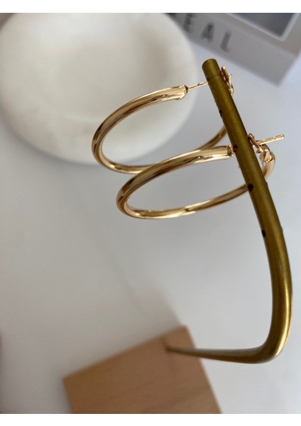 Büyük Halka Gold Kaplama Küpe fiyatları