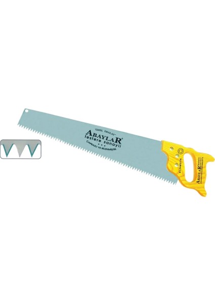 Lar Beyaz Çelik Pala Testere 50 cm - Ahşap Sap