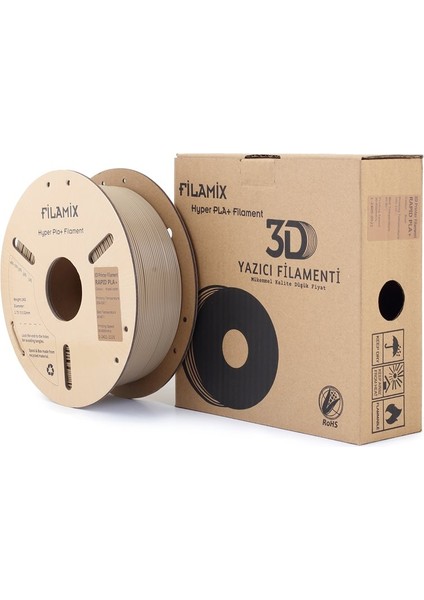 Hyper Pla Filament Ahşap Rengi