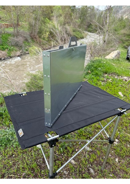 Katlanabilir Mangal -25X40 cm Pişirme Alanı- 1.5 Kalılık -Galvanizli Sac Taşımaçantalı modelleri