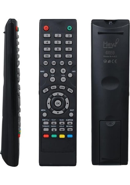 Dijitsu Dj Tv Serisi Fivo LCD LED Tv Kumanda