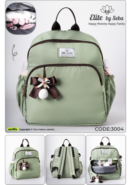 Melodi Yeşil Anne Bebek Bakım Çantası