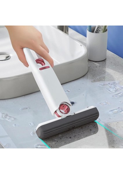 Kendinden Sıkmalı Mini Mop Cam Fayans Mini Temizlik Mopu