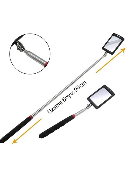 Powermaster PM-26176 Teleskopik Katlanır Ayna fiyatları