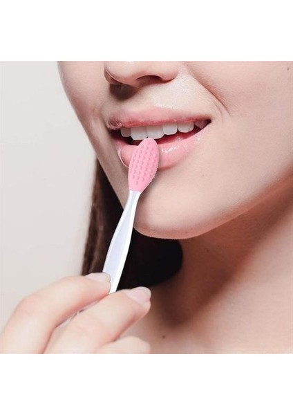 2 Adet Dudak Fırçası Peeling Etkili Gözenek Çift Yönlü