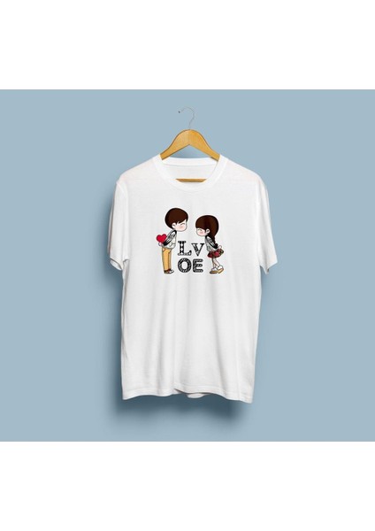 Oversize Kalp Atışı T-Shirt