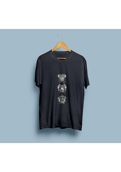 Oversize Şaşırmış Maymun Surat T-Shirt