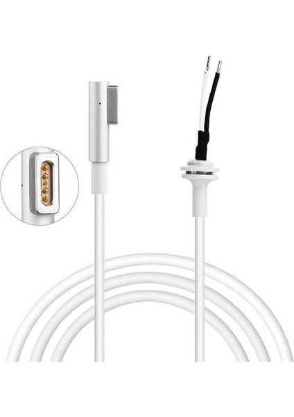 Macbook Adaptör Tamir Kablosu L Tipi Magsafe1 Uyumlu macbook Adaptör Tamir Kablosu