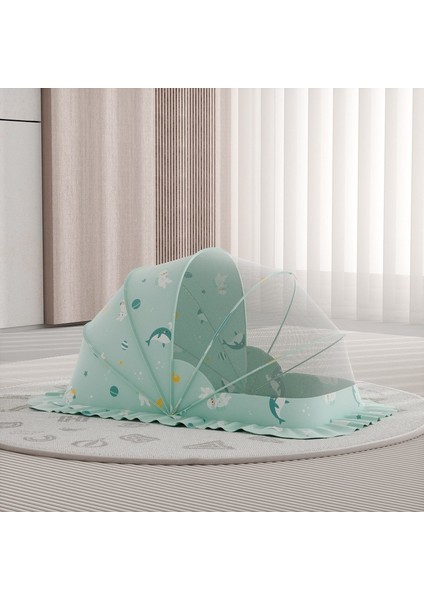 Bebek Cibinlik Örtüsü Tam Kapak Sivrisinek Önleyici Örtü Çocuklar Katlanabilir Kurulum Gerektirmeyen Ev Cibinliği 0-5 Yaş İçin Uygun 125 * 60 * 65 (Yurt Dışından)