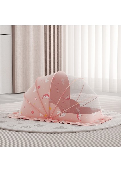 Bebek Cibinlik Örtüsü Tam Kapak Sivrisinek Önleyici Örtü Çocuklar Katlanabilir Kurulum Gerektirmeyen Ev Cibinliği 0-5 Yaş İçin Uygun 125 * 60 * 65 (Yurt Dışından)