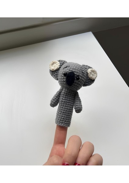 Elite Amigurumi Parmak Kukla Koala 1 Adet