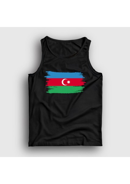 Unisex Siyah Bayrak Flag Azerbaycan Azerbaijan Atlet