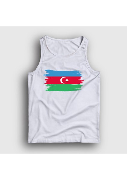 Unisex Beyaz Bayrak Flag Azerbaycan Azerbaijan Atlet