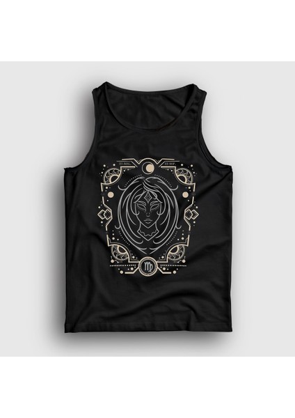 Unisex Siyah Virgo Zodiac Hediye Başak Burcu Atlet