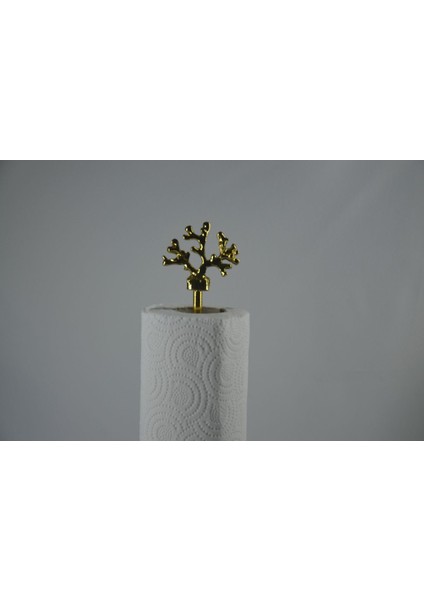 Elite Mermer Kağıt Havluluk Rulo Gold Metal Krom Peçetelik Dekoratif Ev Mutfak Banyo Düzenleyici 1 Adet