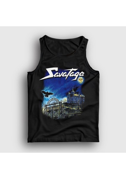 Unisex Siyah Poets And Madmen Savatage Atlet