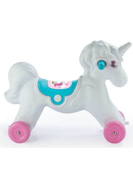 Elite Unicorn Sallanan Tekerlekli At 2 Farklı Kullanım Hem Sallanır Hem Sürülür 1 Adet