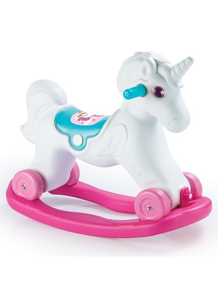 Elite Unicorn Sallanan Tekerlekli At 2 Farklı Kullanım Hem Sallanır Hem Sürülür 1 Adet
