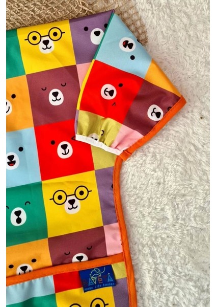 Elite Colour Bear Desenli 2'li Paket Uzun ve Kısa Kol Aktivite ve Mama Önlüğü 6- 24 Ay 1 Adet modelleri