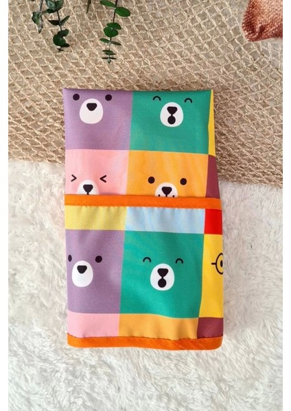 Elite Colour Bear Desenli 2'li Paket Uzun ve Kısa Kol Aktivite ve Mama Önlüğü 6- 24 Ay 1 Adet indirimleri
