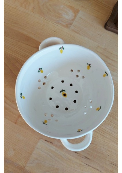 Elite Seramik Süzgeç El Emeği Süzgeç Sunumluk Handmade Ceramic 1 Adet fiyatları