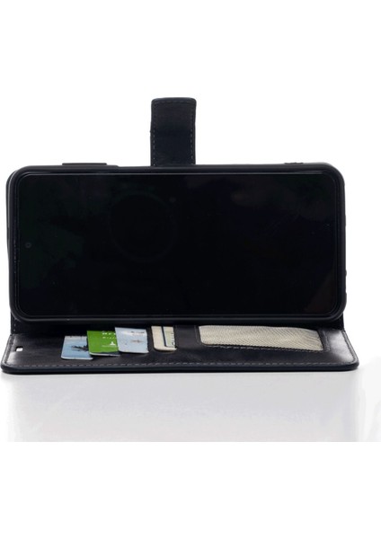 Lacivert Realme 7 Hakiki Deri Cüzdan Kılıf Kapaklı Mıknatıslı Kartlık Bölmeli Cüzdanlı Stand Özellikli modelleri