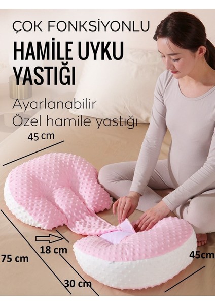Elite Hamile Yastığı, Çok Fonksiyonlu Hamile Destek Yastığı, Hamile Uyku Yastığı, 30 x 45 Iki Parça 1 Adet