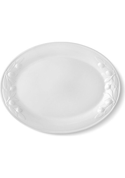 Elite Grande Servis Tabağı Beyaz 48X36 cm 1 Adet