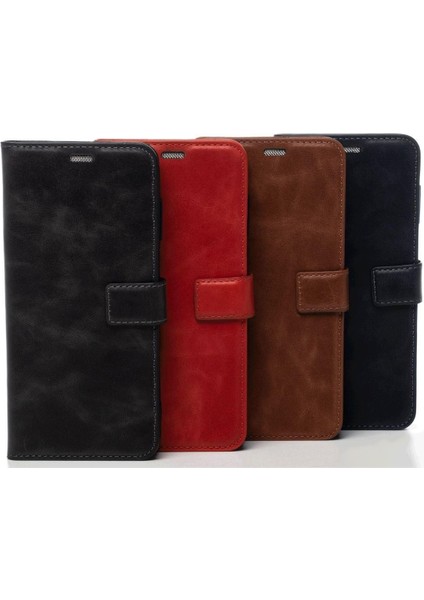 Siyah Vivo Y36 Hakiki Deri Cüzdan Kılıf Kapaklı Mıknatıslı Kartlık Bölmeli Cüzdanlı Stand Özellikli fırsatları