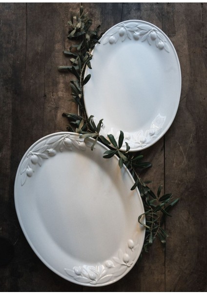 Elite Grande Servis Tabağı Beyaz 48X36 cm 1 Adet