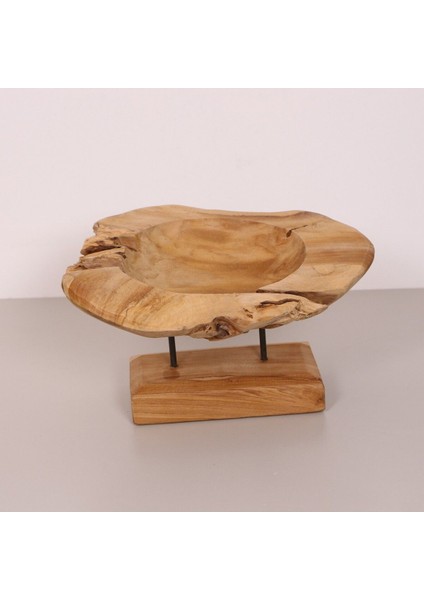 Elite Carvıng - Teak Ağacından Oyma Masa Üstü Dekor 30X18 cm 1 Adet