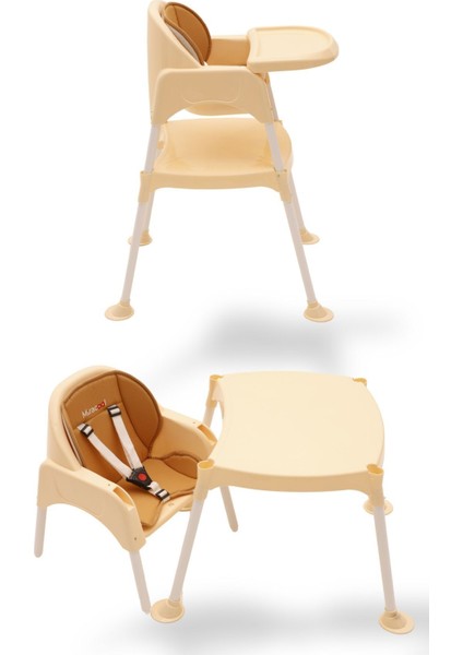 Elite Prime 4in1 Mama Sandalyesi / Çalışma Masalı / Pedli / Krem 1 Adet fırsatları