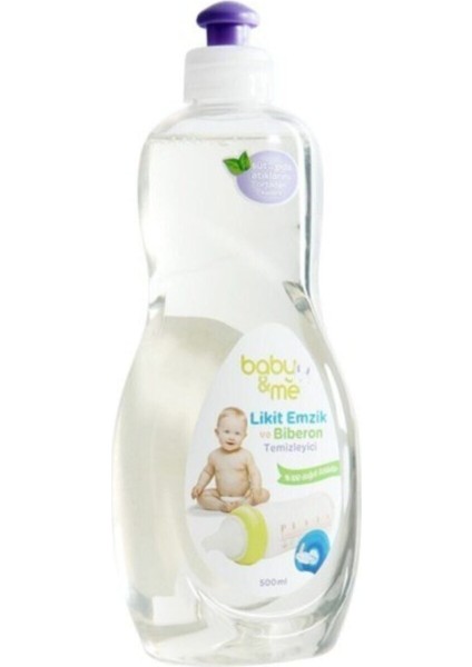 Elite Baby&me Likit Emzik Biberon Temizleyici 500 ml 1 Adet