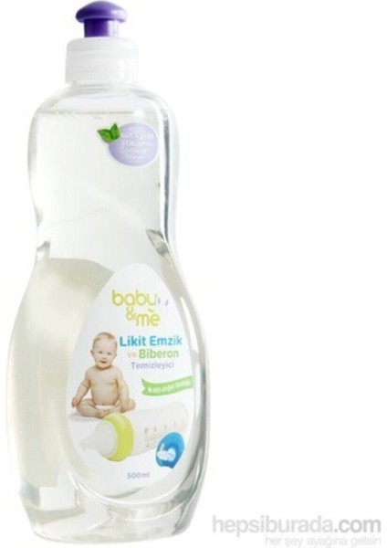 Elite Baby&me Likit Emzik Biberon Temizleyici 500 ml 1 Adet