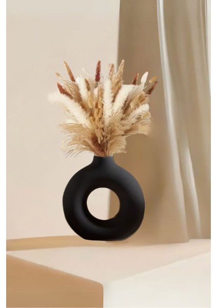 Elite Iskandinav Tarzı Bohem 12 cm Vazo Pinterest Pampas Vazosu Dekoratif Salon Aksesuarı Masa Süsü 1 Adet fiyatları