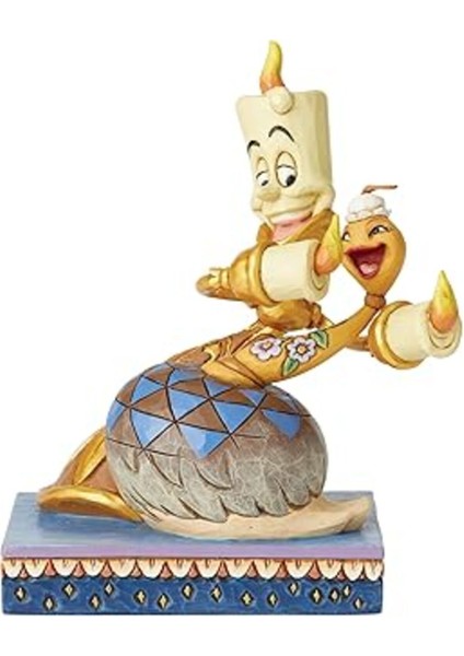 Elite Enesco Traditions By Jim Shore "güzel ve Çirkin Lumiere ve Plumette, 14,6 Cm, Çok Renkli 1 Adet