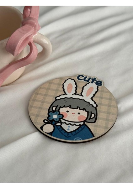 Elite Kawaii Cute Bardak Altlığı 1 Adet