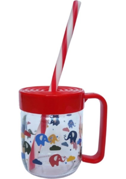 Elite 200 cc Kuplu Desenli Çocuk Cam Bardak 200 ml 1 Adet