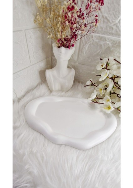 Elite Oval Bulut Tepsi 1 Adet