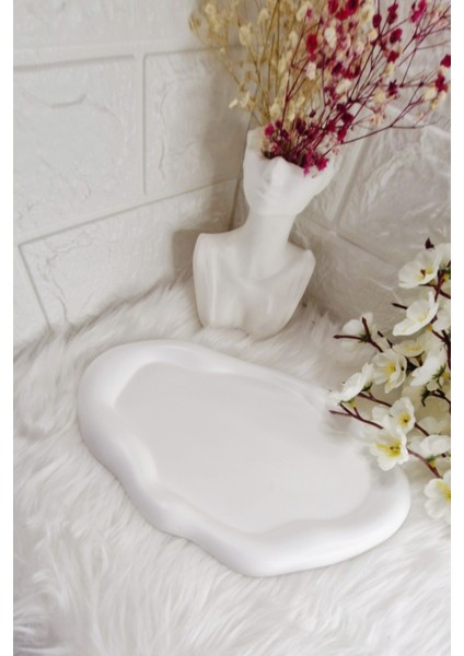 Elite Oval Bulut Tepsi 1 Adet