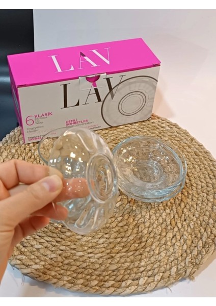 Elite Lav Demet 6'lı Çay Tabağı 1 Adet