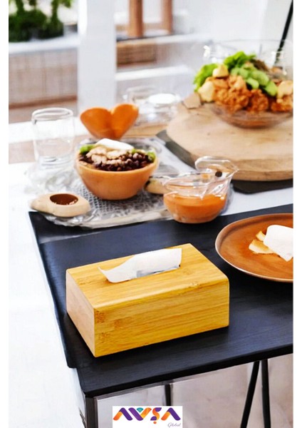 Elite Natural Bambu Pinterest Stil Peçetelik 1 Adet modelleri